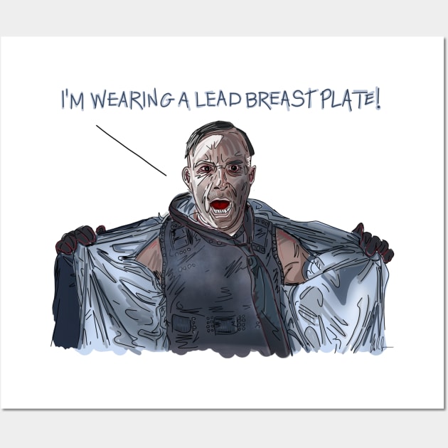 Frighteners: Lead Breast Plate Wall Art by 51Deesigns